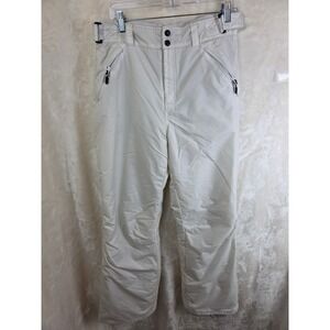 Rawik Snow‎ Pants Mens Medium Cream Off-White Insulated Ski Snowboard 8390A